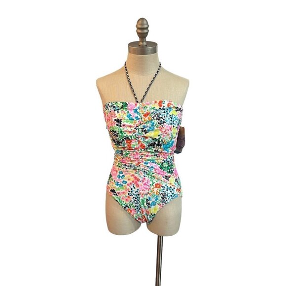 Coco Rave Swimwear XL Cruise Multi Color One Piece Bathing Suit Floral New Beach - Picture 2 of 9